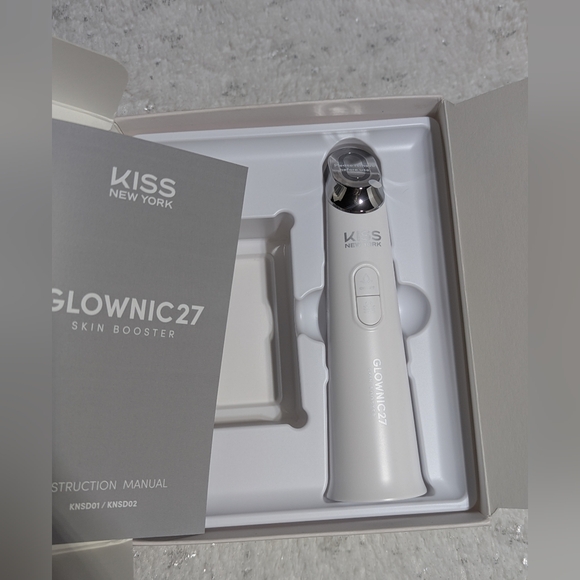 KISS New York Glownic27 Microcurrent Facial Device Skin Booster Tool New - Picture 3 of 5
